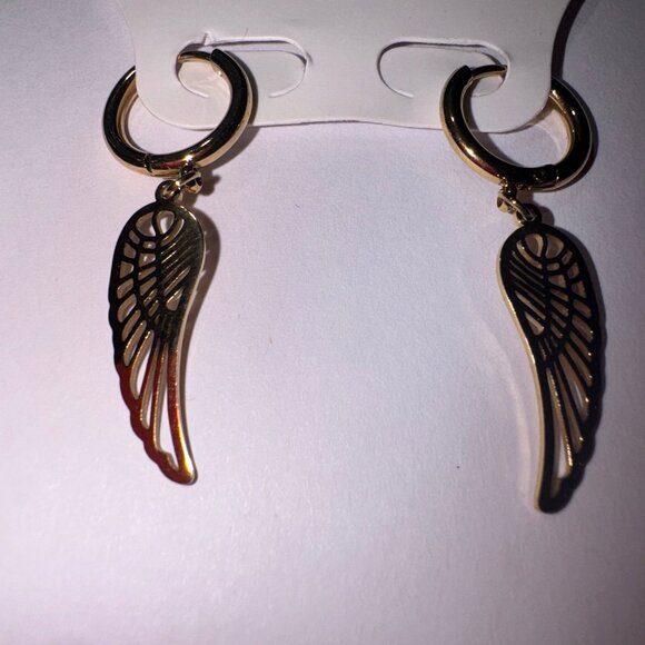 Margo women earrings -stainless steel - WINGS - Picture 3 of 5